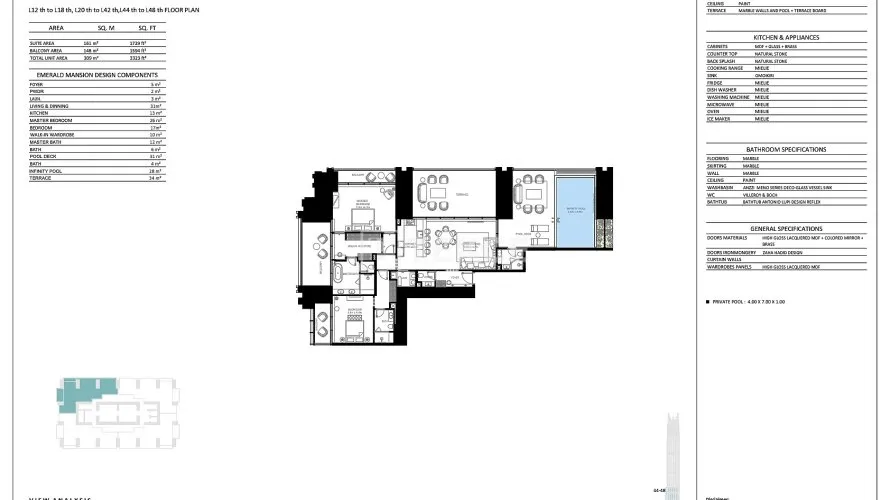 Apartamento de 6 dormitorios en Business Bay, UAE No. 2257 № 26