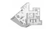 2 dormitorios Apartamento plano «2BR», Habtoor Grande Residence