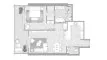 1 dormitorio Apartamento plano «1BR», Kempinski Marina Residences