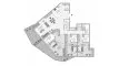 3 dormitorios Apartamento plano «3BR», Habtoor Grande Residence