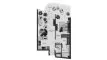 1 dormitorio Apartamento plano «TYPE C», Acacia by Fashion TV