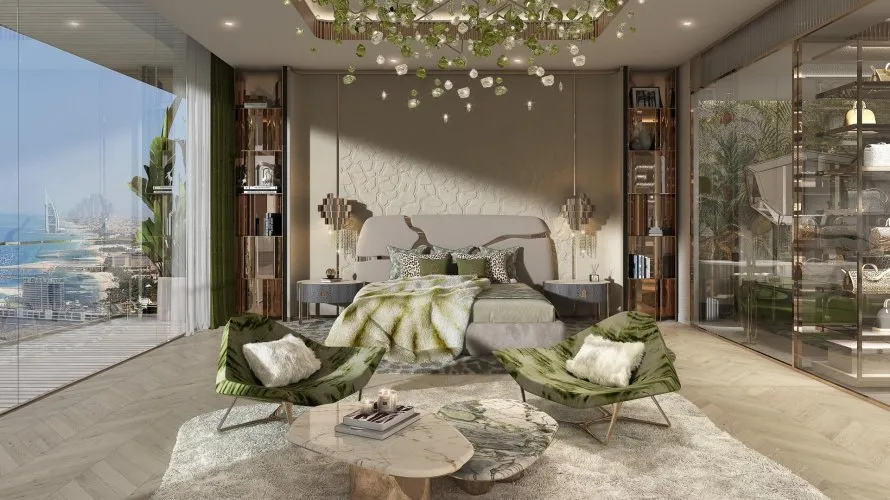 Apartamento de 4 dormitorios en DAMAC BAY 2 Dubai Harbour, UAE No. 916 № 1