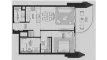 1 dormitorio Apartamento plano «TYPE A3», Atelis at d3
