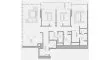 3 dormitorios Apartamento plano «TYPE C1A», Jumeirah Residences Emirates Towers
