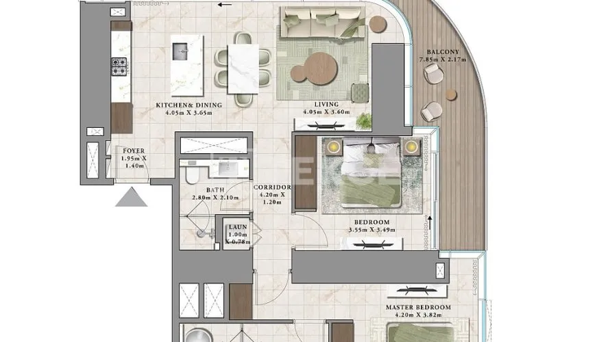 Apartamento de 4 dormitorios en Dubai, UAE No. 2299 № 11