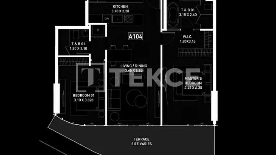 Dúplex de 4 dormitorios en Abu Dhabi, UAE No. 1457 № 10