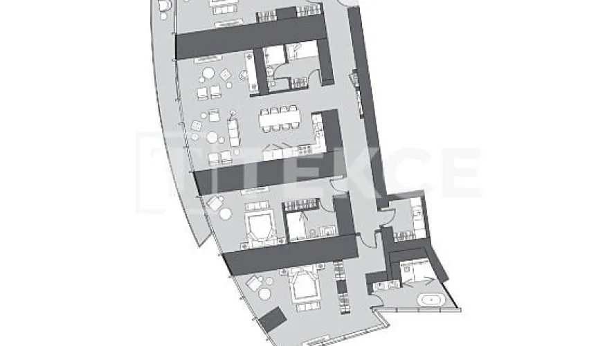 Dúplex de 5 dormitorios en Dubai Marina, UAE No. 1667 № 8