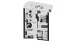 1 dormitorio Apartamento plano «TYPE B», Acacia by Fashion TV