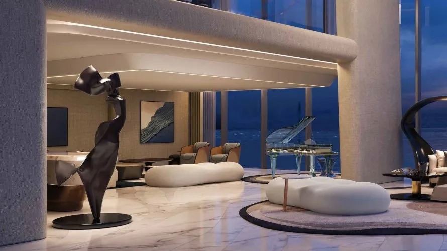 Apartamento de 4 dormitorios en OCEANO Al Marjan Island, UAE No. 812 № 4