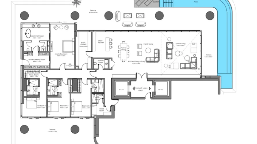Apartamento de 3 dormitorios en Business Bay, UAE No. 2450 № 16