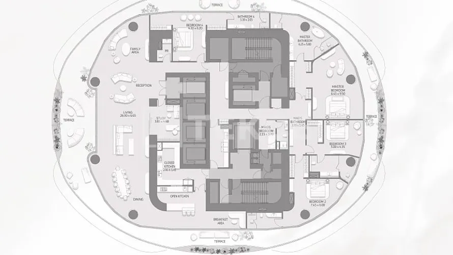 Apartamento de 4 dormitorios en Palm Jumeirah, UAE No. 1249 № 5