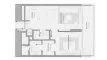 1 dormitorio Apartamento plano «TYPE 1A», Jumeirah Residences Emirates Towers