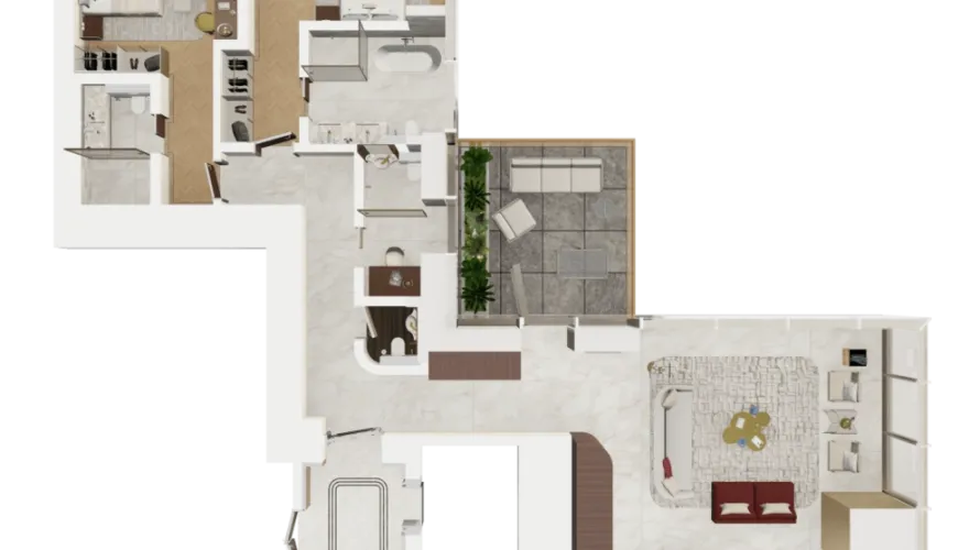 Apartamento de 3 dormitorios en Business Bay, UAE No. 1468 № 13