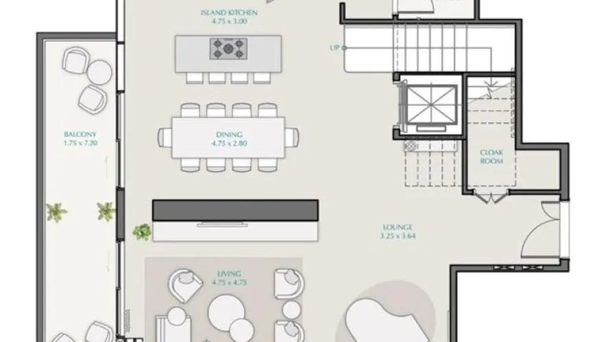 Apartamento de 4 dormitorios en Dubai, UAE No. 1403 № 18
