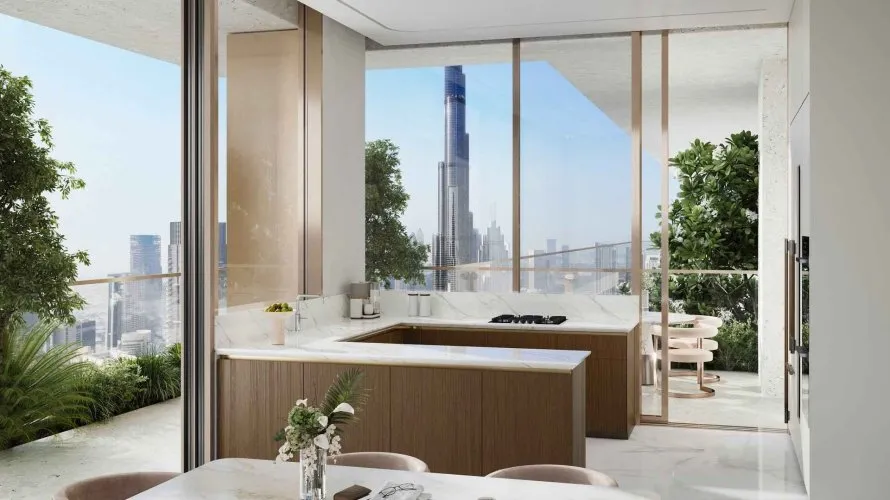 Apartamento de 4 dormitorios en Fairmont Residences Solara Tower Dubai Downtown Dubai (Downtown Burj Dubai), UAE No. 1206