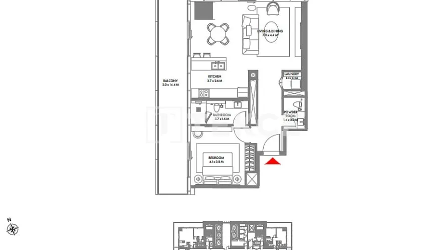 Apartamento de 5 dormitorios en Dubai Harbour, UAE No. 2639 № 17