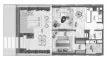 1 dormitorio Apartamento plano «1BR», PASSO