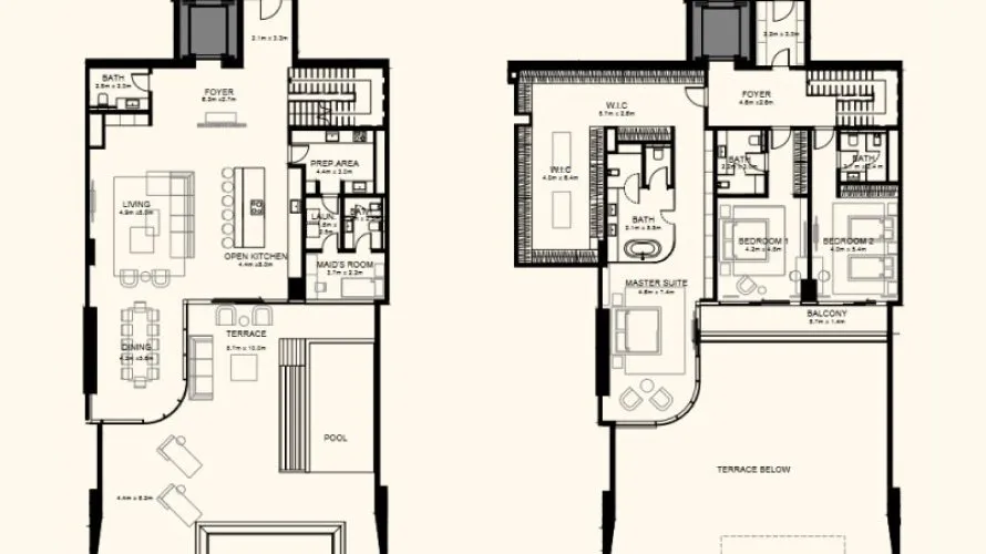 Apartamento de 2 dormitorios en Palm Jumeirah, UAE No. 2446 № 9