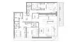 3 dormitorios Apartamento plano «3BR», Avior by Acube