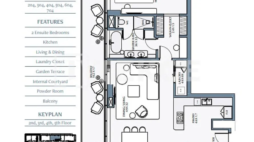 Dúplex de 3 dormitorios en Ras Al Khaimah, UAE No. 3649 № 2