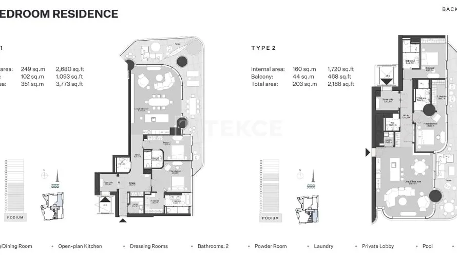 Dúplex de 5 dormitorios en Business Bay, UAE No. 3630 № 22