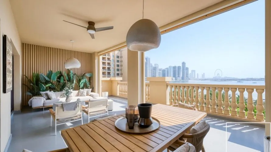 Apartamento de 3 dormitorios en The Fairmont Palm Residences, UAE No. 4907