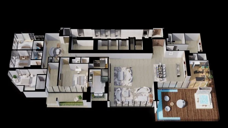Apartamento de 4 dormitorios en Jumeirah Lake Towers, UAE No. 4719 № 18