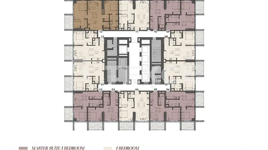Dúplex de 4 dormitorios en Mohammed Bin Rashid City, UAE No. 4689 № 2