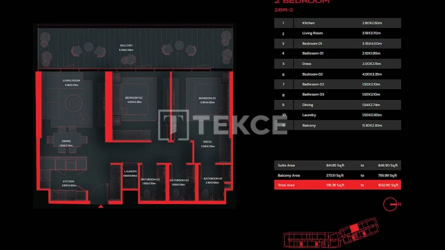 Apartamento de 5 dormitorios en Al Marjan Island, UAE No. 4699 № 2
