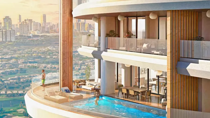 Dúplex de 4 dormitorios en Maritime City, UAE No. 5010