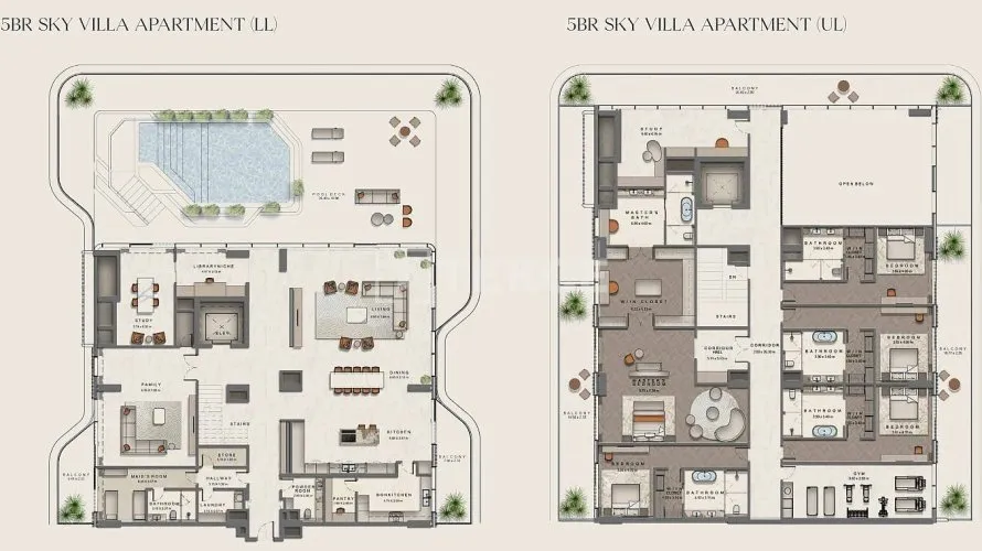 Penthouse de 6 chambres à Saadiyat Island, UAE No. 2275 № 10