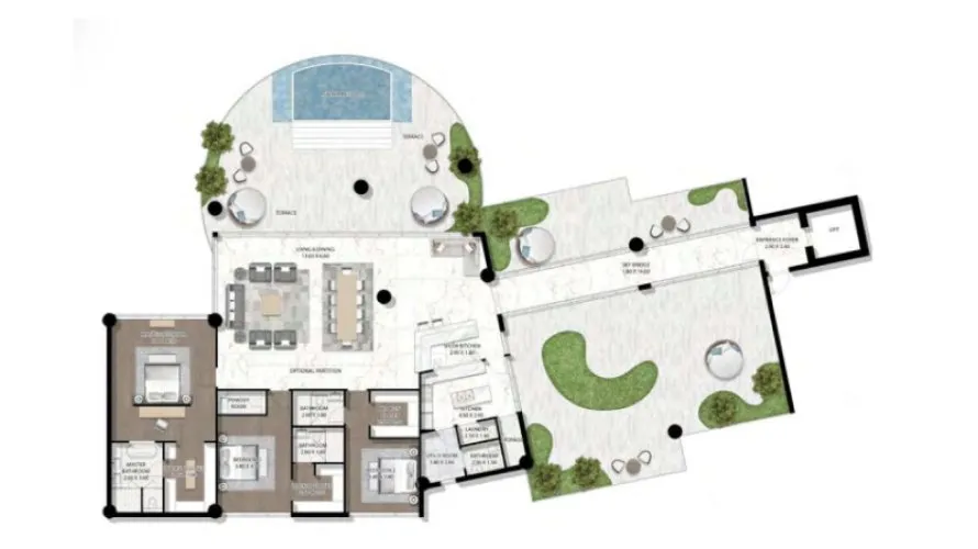Appartement de 1 chambre à Dubai, UAE No. 2454 № 7