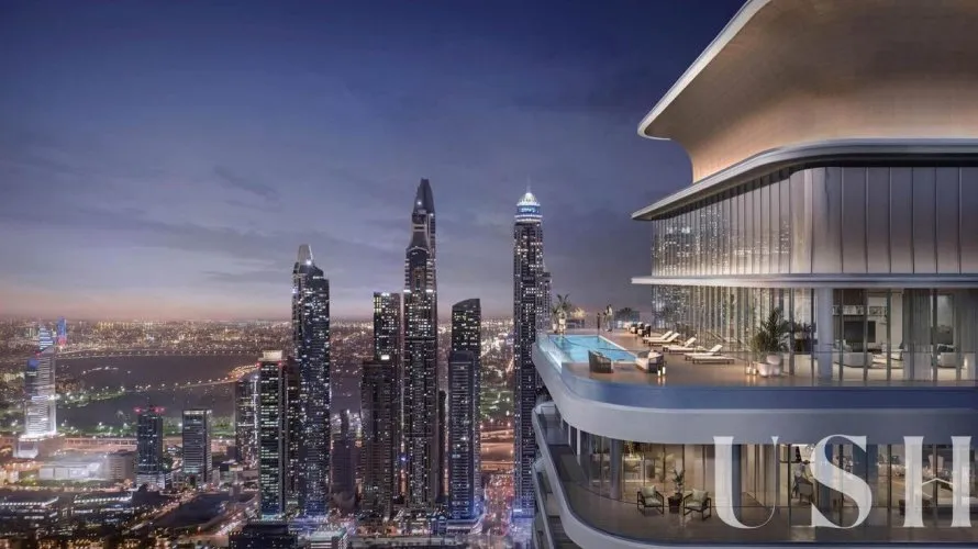 Penthouse de 4 chambres à EMAAR Beachfront, UAE No. 1487 № 2
