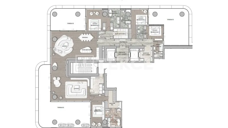 Appartement de 2 chambres à Business Bay, UAE No. 2535 № 24