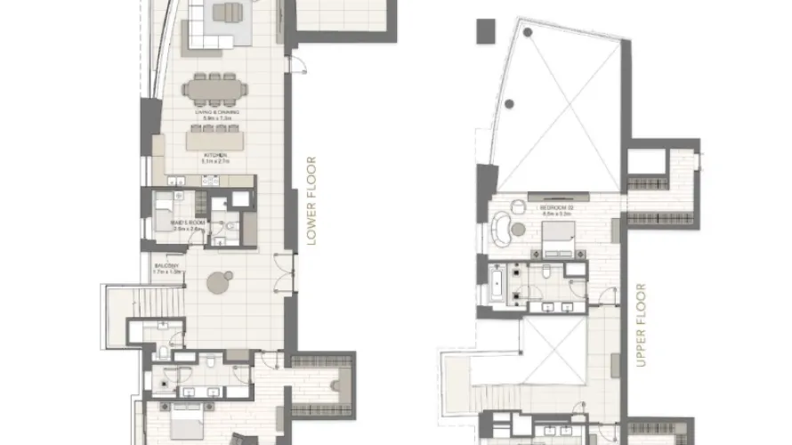 Appartement de 1 chambre à Dubai Marina, UAE No. 2443 № 13