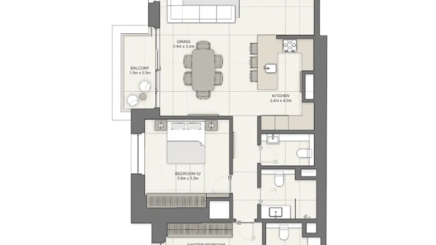 Appartement de 1 chambre à Dubai Marina, UAE No. 2443 № 11
