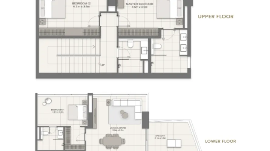Appartement de 1 chambre à Dubai Marina, UAE No. 2443 № 18