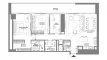 2 chambres Appartement plan d'étage «2BR», W Residences Dubai Harbour