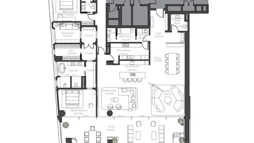 Appartement de 2 chambres à Palm Jumeirah, UAE No. 2449 № 14