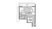 1 chambre Appartement plan d'étage «1BR», Garnet by Siroya