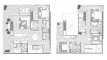 3 chambres Duplex plan d'étage «DUPLEX 3BR», Kempinski Marina Residences