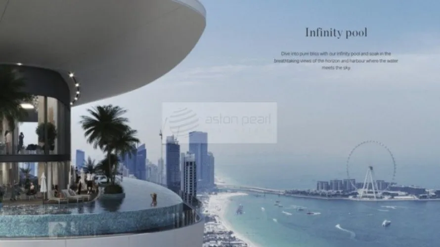 Penthouse de 4 chambres à SeaHeaven Dubai Harbour, UAE No. 808