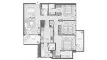3 chambres Appartement plan d'étage «3BR», Avenue Park Towers