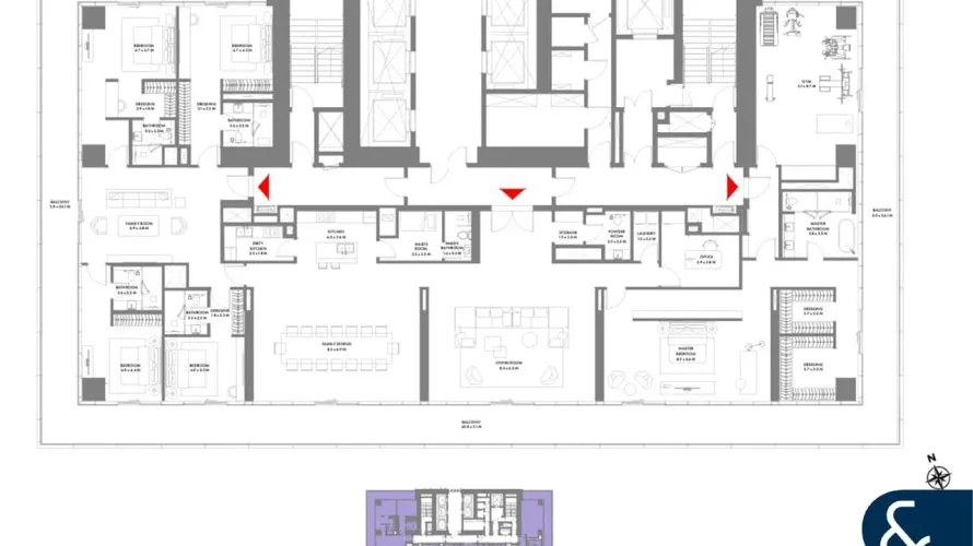 Appartement de 5 chambres à Dubai Harbour, UAE No. 2618 № 9
