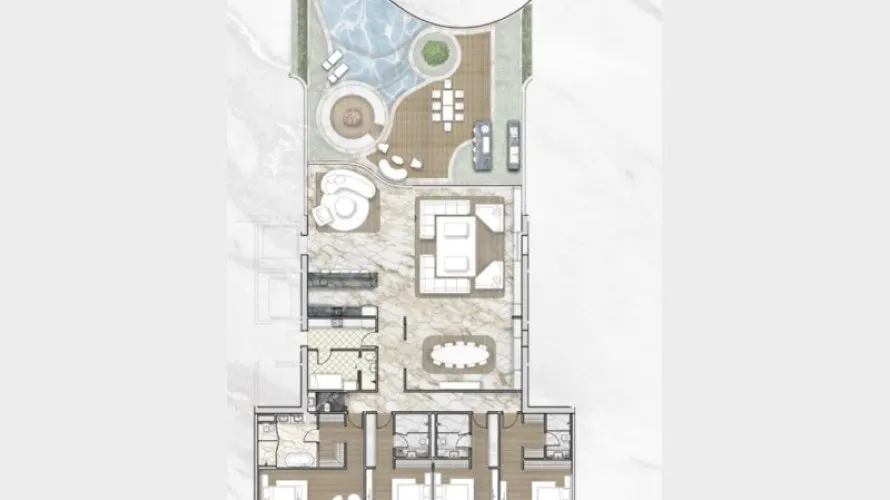 Penthouse de 25 chambres à Palm Jumeirah, UAE No. 2456 № 2