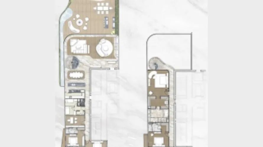 Penthouse de 25 chambres à Palm Jumeirah, UAE No. 2456 № 3