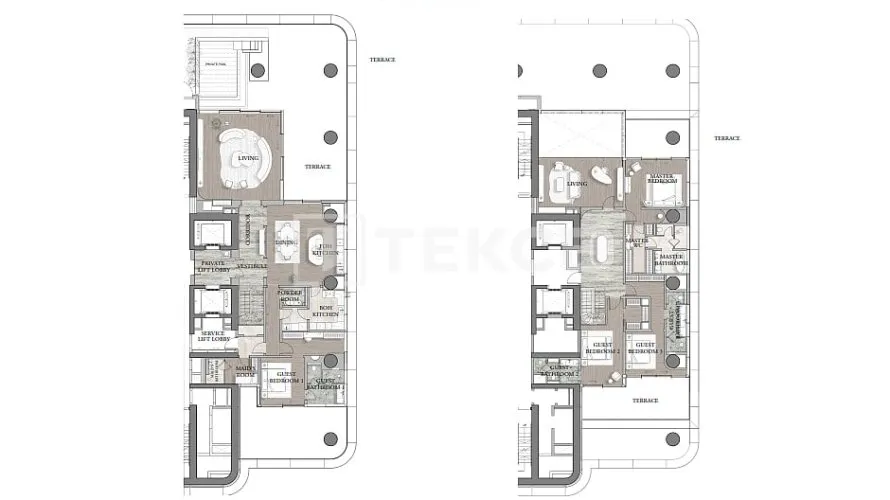 Appartement de 2 chambres à Business Bay, UAE No. 2535 № 25