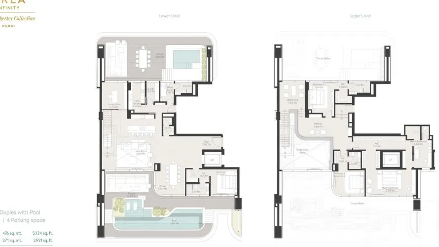 Duplex de 4 chambres à Palm Jumeirah, UAE No. 2316 № 14