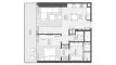 1 chambre Appartement plan d'étage «1BR», Akala