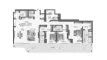 3 chambres Appartement plan d'étage «3BR», Jumeirah Residences
